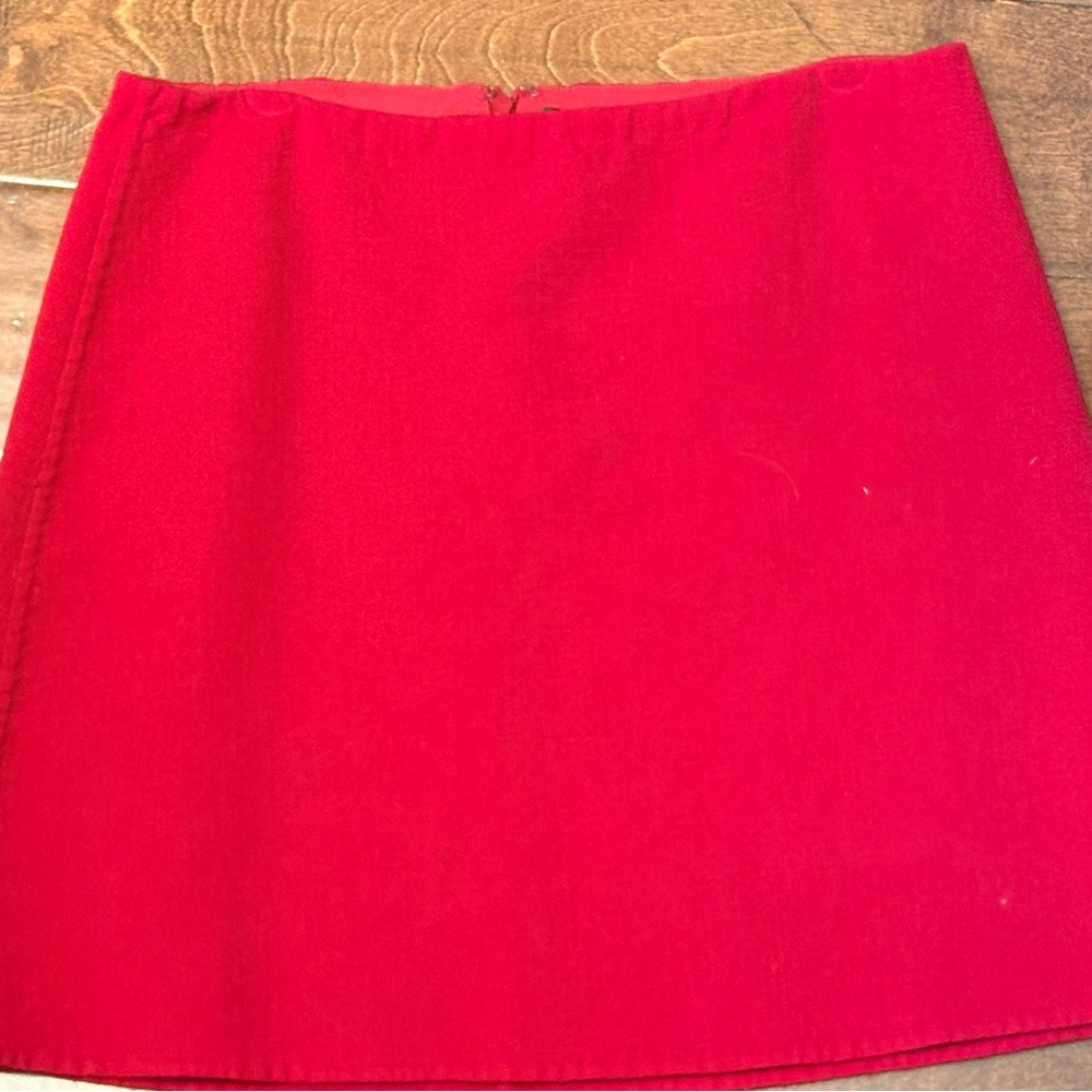 Theory Scarlet Mini Skirt